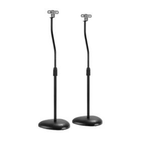 Impact Mounts 804087654251 Adjustable Height Speaker Stand - Universal Fit Holds Satellite And Small