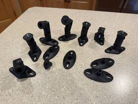 Sb20-3 Impact Mounts 6 Universal Ceiling Wall Satellite Speaker Mount Brackets Home Theater Bose