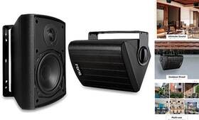 Ihsi-w525bt-pr-blk Innovative Concepts & Designs Llc Bluetooth 5.25 Inch 150w Weatherproof Speakers