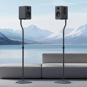 Inspire-market 445056931909 Universal Speaker Stands Pair Satellite Bookshelf Stands-28