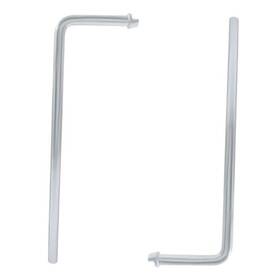 Xw250816-201 Isdvbuy 2 Pack Universal Weld In Place Exhaust Hanger Rods 90 Bend 9.5 Inch