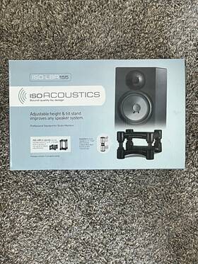 Iso155pr Isoacoustics Speaker Isolation Stands With Height And Tilt Adjustment Pair