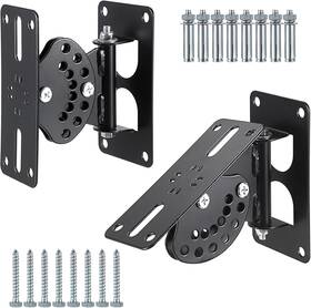 20230703032-jxy Juxyes Heavy Duty Surround Sound Speaker Wall Mount Bracket Swivel Mounting Brackets F