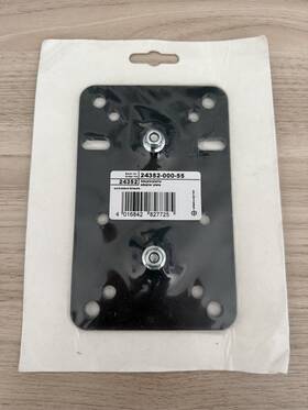 Km2435200055 K&m 24352 Speaker Wall Mount Adapter Panel 1 Black