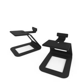 Kanto 800152720777 Se6 Elevated Desktop Speaker Stands For Large Bookshelf Speakers And Full