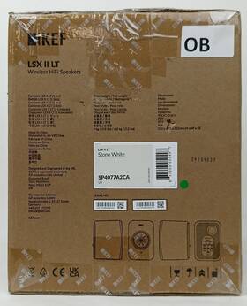 Kef 637203050497 Lsxii Lt Wireless Speakers Pair - Stone White Ob