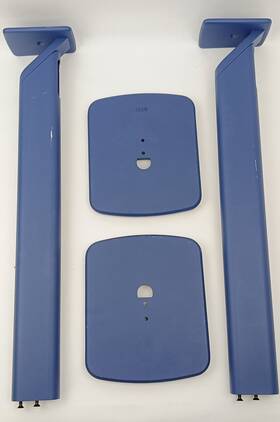 S1bl Kef S1 Floor Stand Pair For Lsxii Speakers- Blue - U