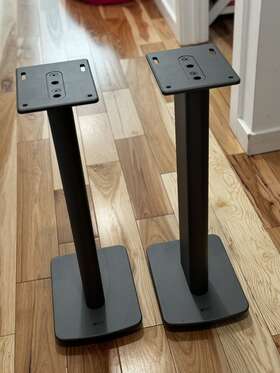 S2grey Kef S2 Speaker Stands Titanium Grey