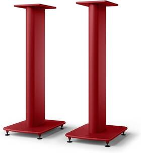 S2red Kef S2 Speaker Stand Pair Crimson Red