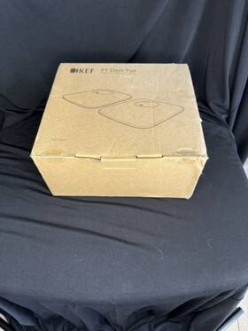 Sp4013ga Kef P1 Desk Pad Pair In Silver Box
