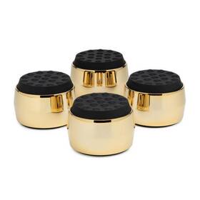 Kn-subisopuck4 Knox Gear Subwoofer Isolation Feet 4-pack Black/gold