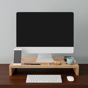 7-compartment Lavish Home 83-128 New Monitor Stand For Office And College Dorm