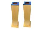 Ldm850tl Miller Kreisel Sound Docking Module Tall Stands Maple Wood Finish