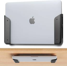 Wall-mount-001 Litumfen Eletiuo Wall And Under Desk Laptop Mount Holder With Adhesive Screws In 1.02 Inch / 2