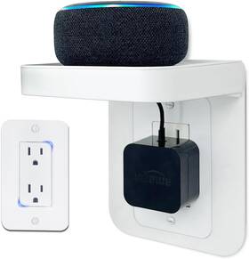 43511-28528 Lolitech Allicaver Outlet Shelf Power Perch With Built-in Cable Management A Space Sav