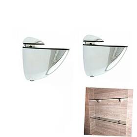 Luant 711102001733 Metal Adjustable Wood/glass Shelf Bracket Wall Mount 2 Glb310-polished Chrome