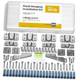 Lbb-4 Lucky Bee Bo Heavy Duty Flush Installation Hanging Kit - Mount Bracket Hangers
