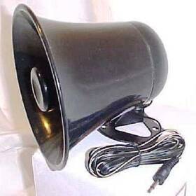 02ko Masdunca 63x2 Brb Ca Compact Pa Horn Speaker With Plug Wire For Cb And Ham Radio Use