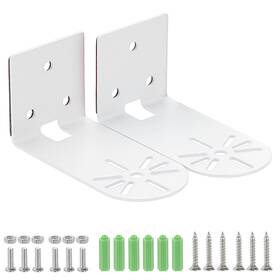 D7c5 Masdunca B4xw Brb Ca Adhesive Wall Mount Shelf For Cameras And Speakers - 2 Pack White