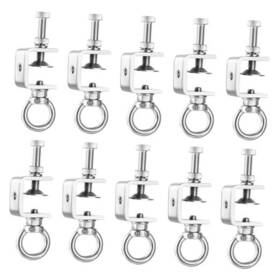 Jz1028 Mbjzsl C-clamps Stainless Steel Beam Clamp With M8 Screw 10pcs Silver