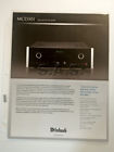 Mcd301 Mcinosh Labs Mcintosh Oem Player Product Brochure Mint