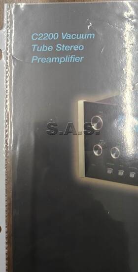 C-2200 Mcinosh Labs C2200 Mcintosh Oem Vacuum Tube Stereo Preamplifier Product Brochure