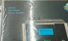 Mc-501 Mcinosh Labs Mc501 Mcintosh Oem Monoblock Power Amplifier Product Brochure - Mint