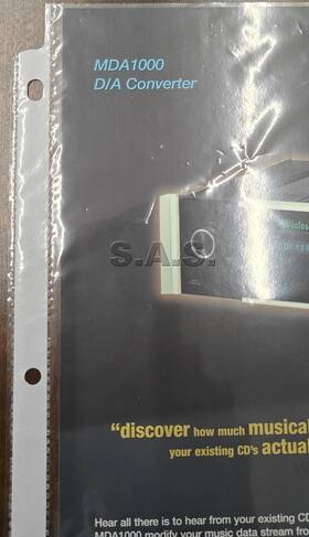 Mda-1000 Mcinosh Labs Mda1000 Mcintosh Oem Dac Product Brochure - Mint