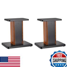 B0cmxqkzmg Meccanixity Wood Speaker Stands 2 Pack 11.8 Inch 30cm Universal Hollowed
