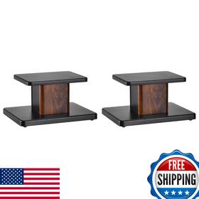 B0cmxqsqmq Meccanixity Wood Speaker Stands 2 Pack 5.9 Inch 15cm Universal Stand