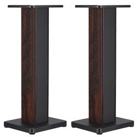 Mea230420ee0283 Meccanixity Wood Grain Speaker Stands 1 Pair 27.6 Inch 70cm Universal Floor Hollowed St
