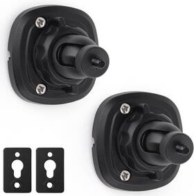 Mk48 Mippko 2 Pack Speaker Wall Mount Holder For 1/4 Inch -20 Threaded Keyhole Adaptors Co