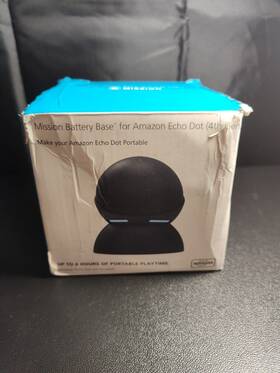 Mission 850018071161 Battery Base Dock For Amazon Alexa Echo Dot 4th Generation Speaker Holder Stand