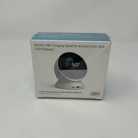 Mission 850046654398 Charging Ports For Amazon Echo Spot. 3usb Usb-c And A