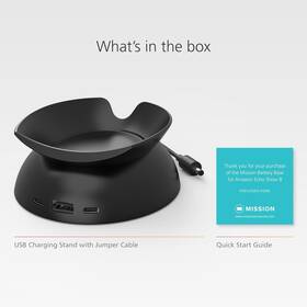M0432 Mission Charging Stand For Amazon Echo Spot 2024 Release 3 Usb-c And A Ports