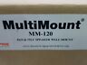 Mm-120 Adaptive Speaker Mount Pan And Tilt Lbs Black