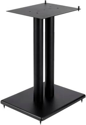 142836 Monolith 24in Steel Speaker Stand With Adjustable Top Plate Each Hold Speakers