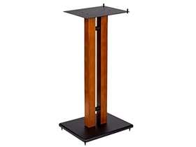 Monolith 889028170359 32in Cherry Wood Speaker Stand With Adjustable Top Plate Each Hold