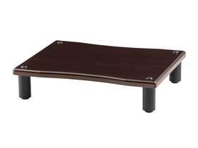 139163 Monoprice Monolith Amplifier/component Stand Xl - Espresso Sturdy Holds Up To 200lbs
