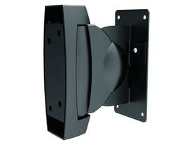 139488 Monoprice Adjustable 22 Lb. Capacity Speaker Wall Mount Brackets Pair Black