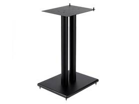 142837 Monoprice Monolith 28in Steel Speaker Stand With Adjustable Top Plate And Floor Spikes Each