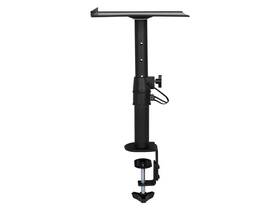 144895 Monoprice Universal Clamp-on Desktop Speaker Mounts Pair Height-adjustable