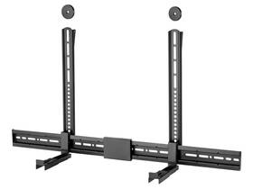 144899 Monoprice Universal Sound Bar Mount Bracket Above Or Under Tv Fits Most Soundbar