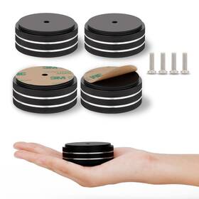 Monosaudio 714955812433 Speaker Isolation Feet Aluminum 58 22mm Turntable Replaceme