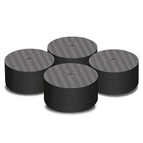 Monosaudio 769891030717 Carbon Fiber Speaker Spike Floor Protectors Isolation Feet 40x20mm Sp