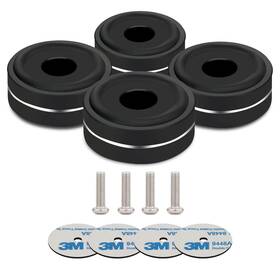 Monosaudio 792119259188 Aluminum Isolation Feet 4 Pcs 40x15mm Subwoofer Amplifier Feet