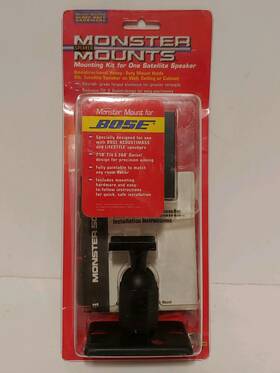 Monster Sound 050644247699 Speaker Mounts Mounting Kit For One Bose Satellite Speaker. New