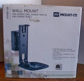 Mi-sb434 Mount-it 818103025352 Adjustable Sonos Wall