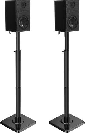 Mounting Dream 445012932964 Speaker Stands Height Adjustable For Satellite And Small Bookshelf