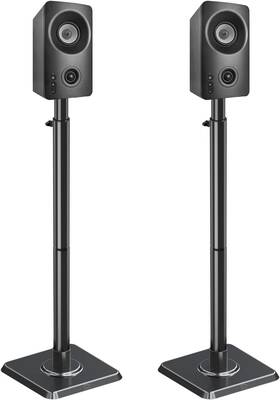 Mounting Dream 744110490077 Speaker Stands - Height Adjustable Stand For Vizio Polk